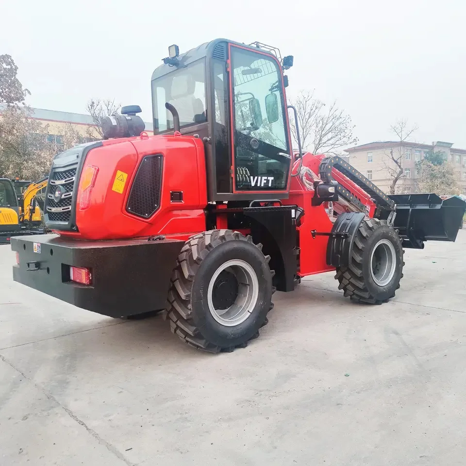 Heavy Duty Multi Front End Loader 3 m3 Bucket 4 Wheel Drive 5 Ton Big Mine Loader With Telescoping Telescopic Loader