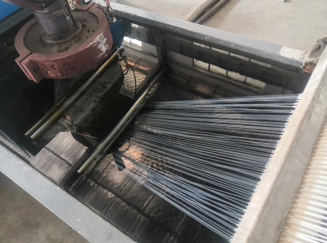 High output PE Monofilament Plastic Fiber Yarn Making Machine polypropylene pp round filament extruder