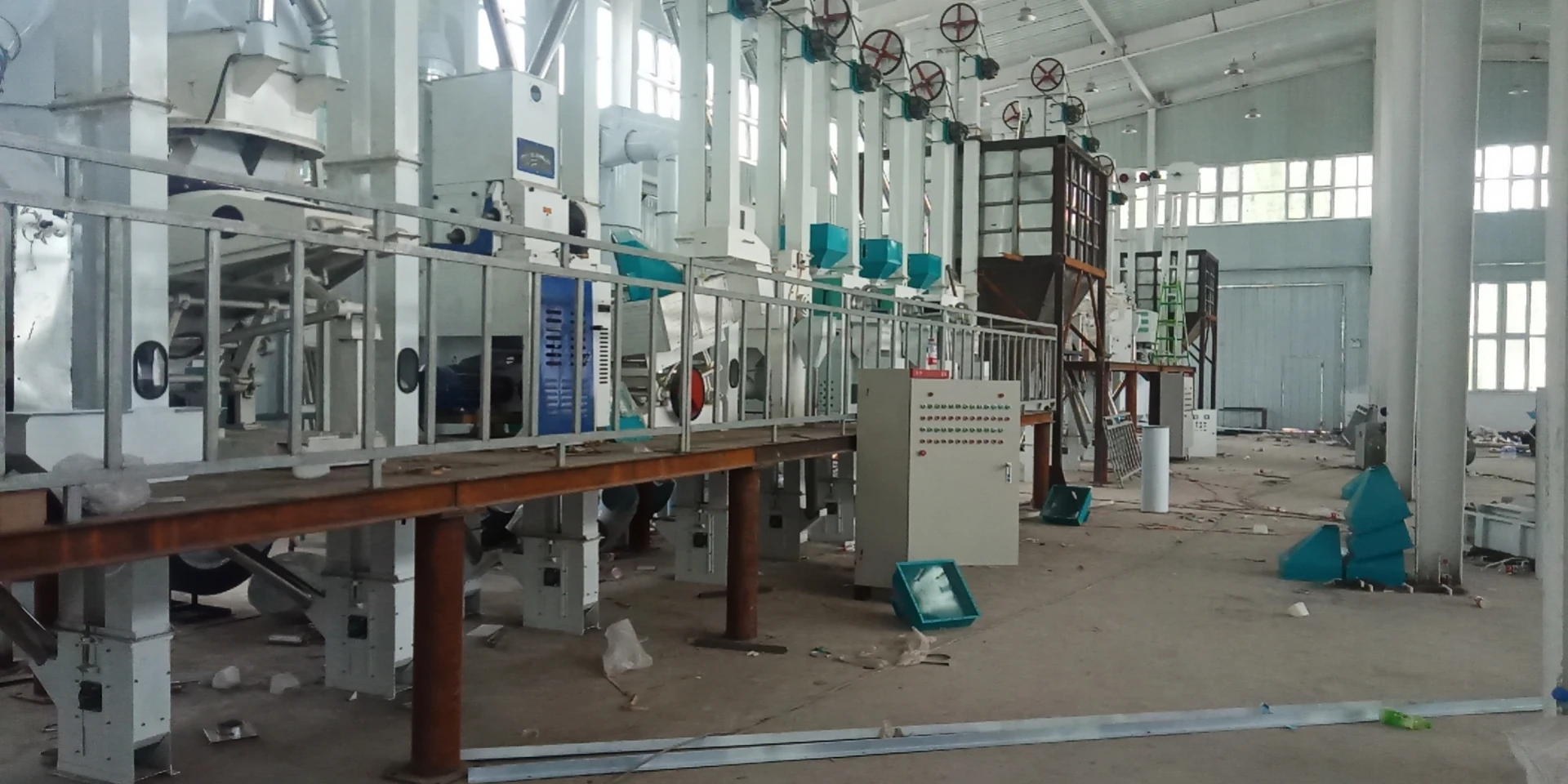 Rice mill complete set combination of commercial grain corn