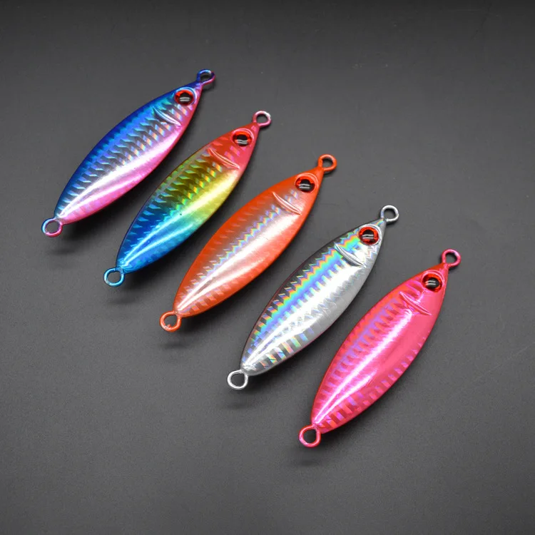 Customized metal clamp bait30/40/60/80gSea casting slightly slow asphalt jander salt water fishing clamp lure