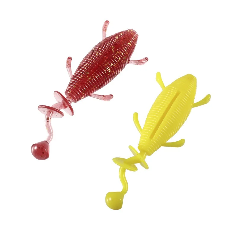 Wholesale New water Soft Worm Bait 90mm 11.5g 3pcs/bag manufacturer salt water fishing lure