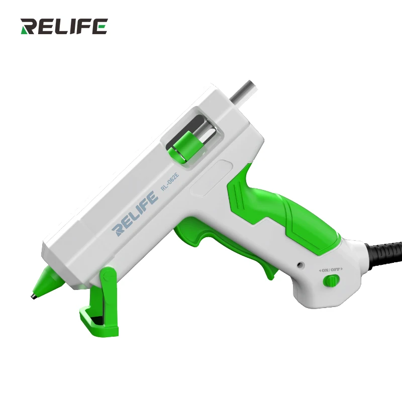 RELIFE RL-062E Hot Melt Glue Gun with Seal Wax Glue Sticks Household DIY Guns Heat Temperature Thermo Electric Repair Tools