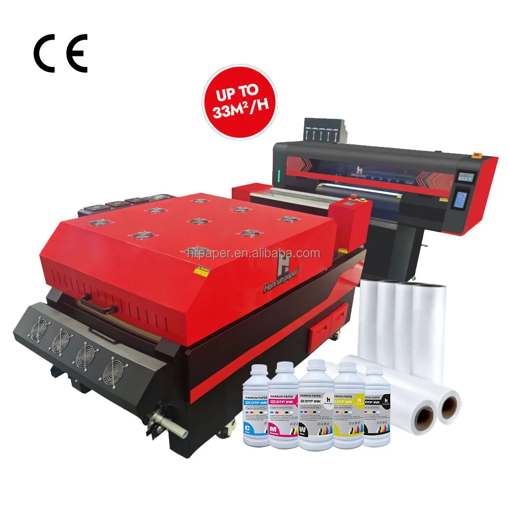 24 inch i3200 heads dtf inkjet printer manufacturer with shaker and dryer