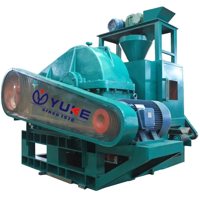 Environmental roll coal briquetting coke press with strong pressure