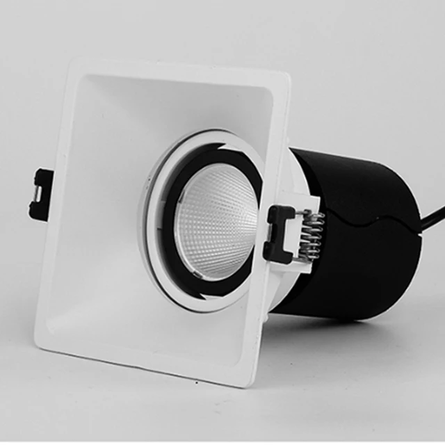 Home Decoration Grille 7Wx2 LED Square Ceiling Light For Indoor Lighting