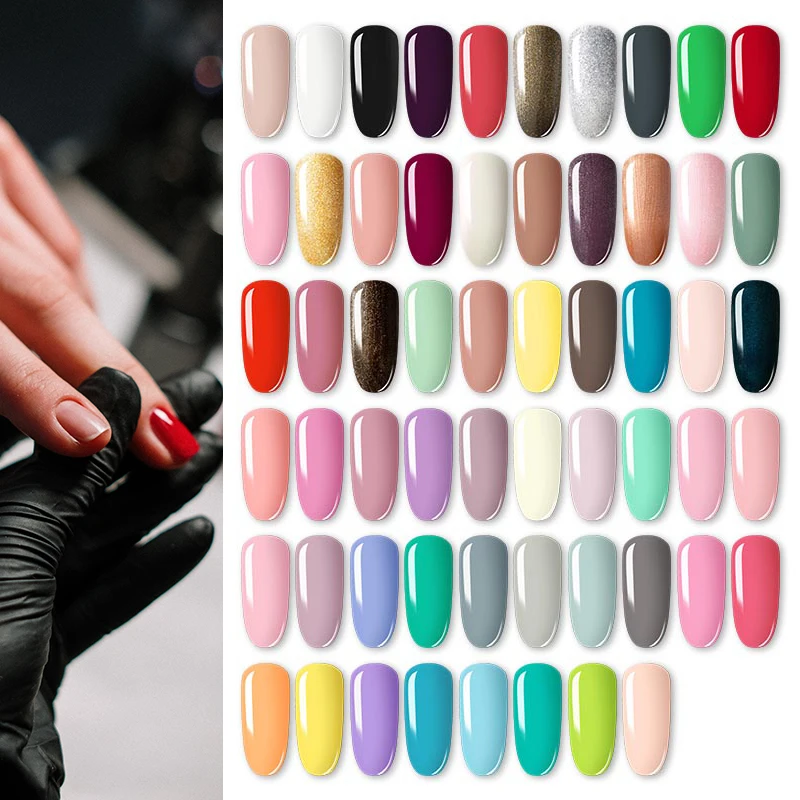 ROSALIND create your own brand 1kg/5kg/20kg raw material nail lacquer set uv curing color chart gel nail polish supplies bulk