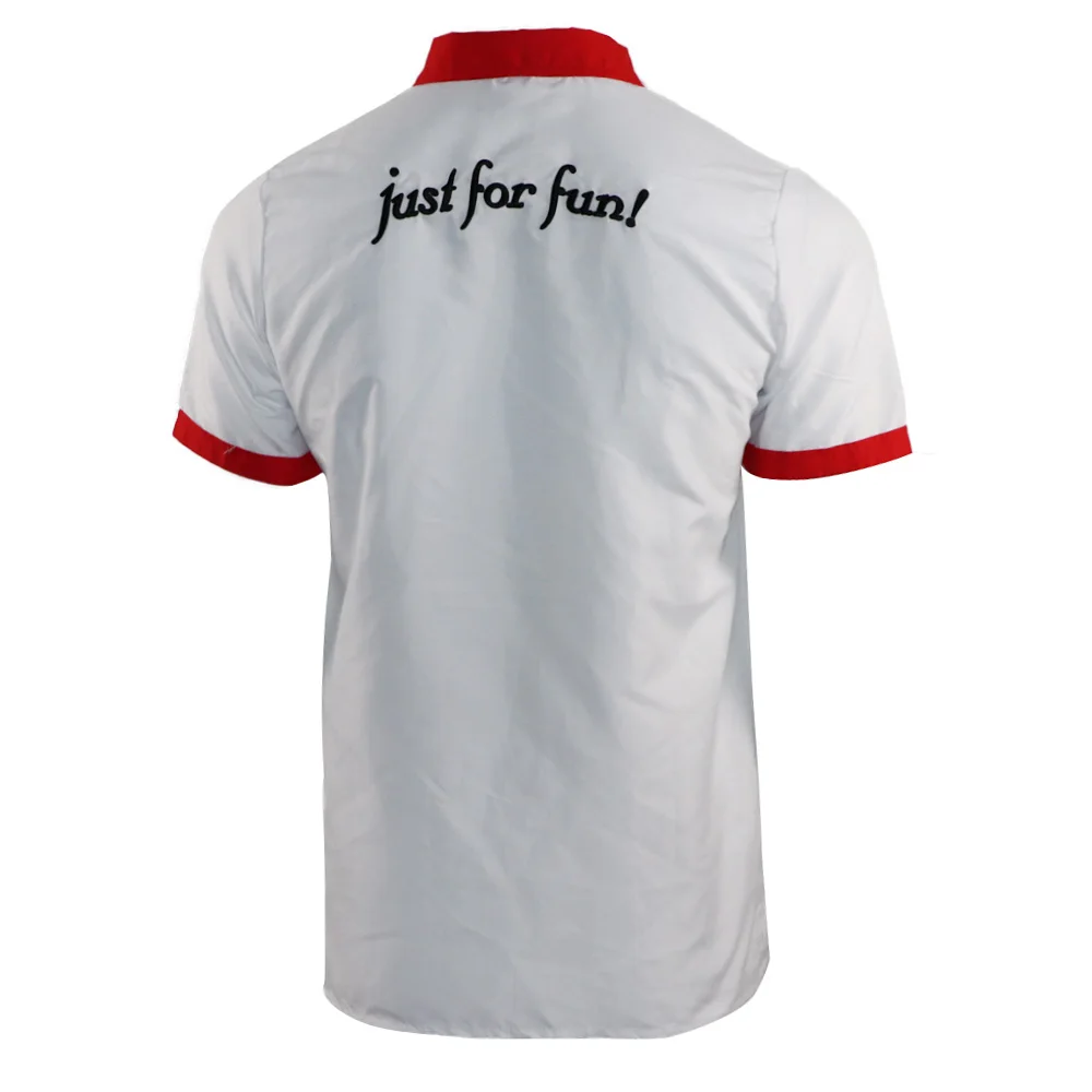 Винтажные мужские рубашки для боулинга, рубашки с отложным воротником, мужская одежда с короткими рукавами для боулинга