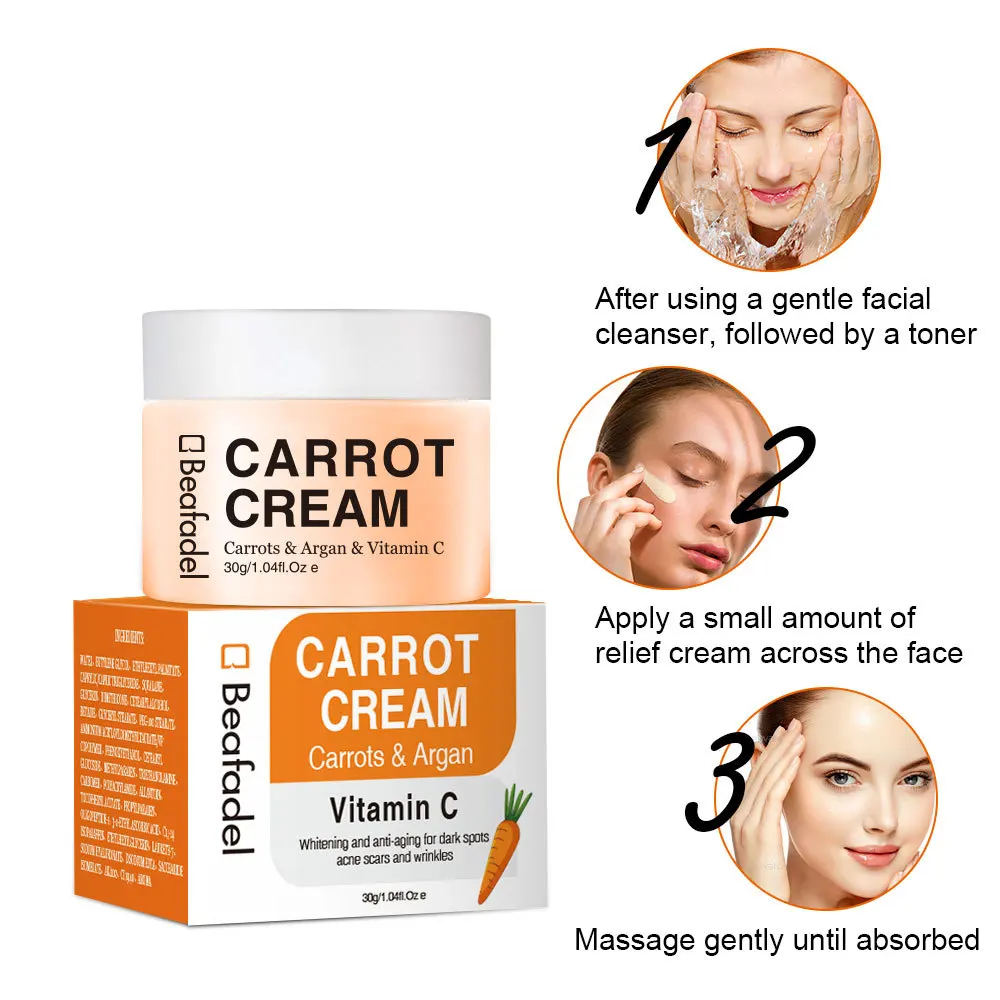 Fasion TOP 1 unisex carotene face cream vitamin c face cream & lotion whitening spot remover remove pores cream face