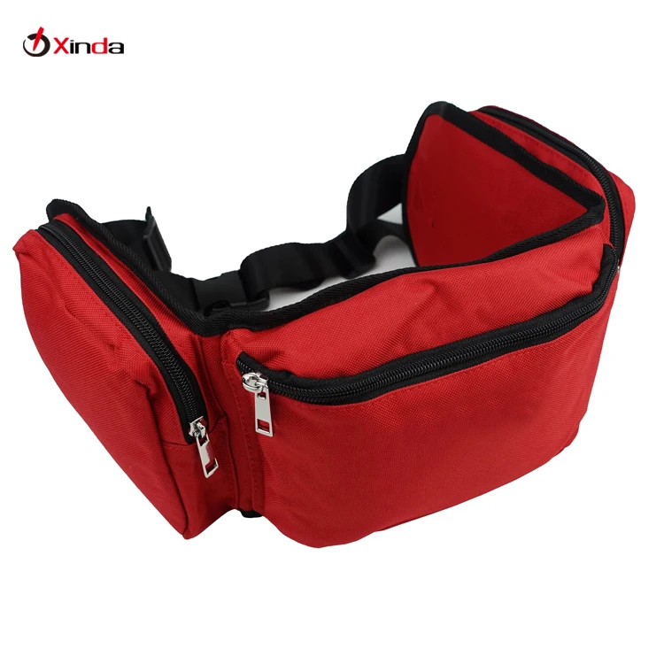 OEM Supplier 3 Compartments Lockout Tagout Belt Bag Adjustable Compact Loto Supplies Waist Bag
