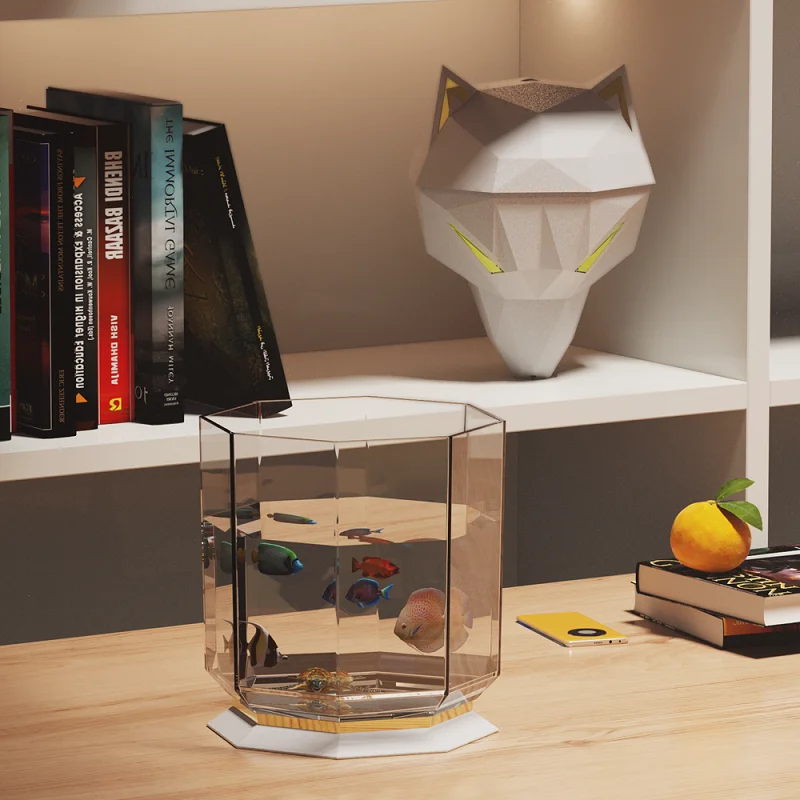 New Design Household War Wolf Air Humidifier Transparent Water Tank Ultrasonic Cool Mist Desktop Diffuser for Office