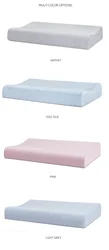 Factory Direct Sales Latex Pure Colors 100% Thailand Natural Organic Latex Foam Pillow Keep Cooling Luxury Gel Pillow for Back