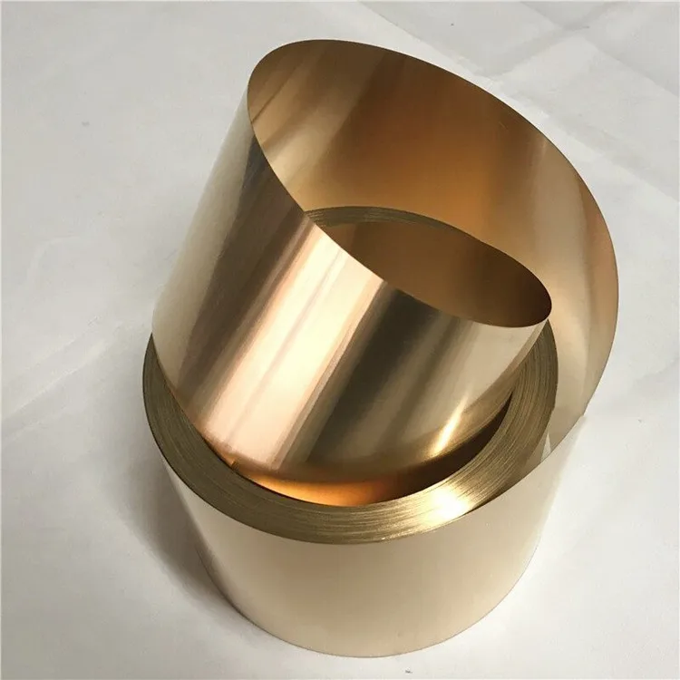 C17200 Be 3mm bronze foil tapes copper tapes Rolled beryllium bronze strip