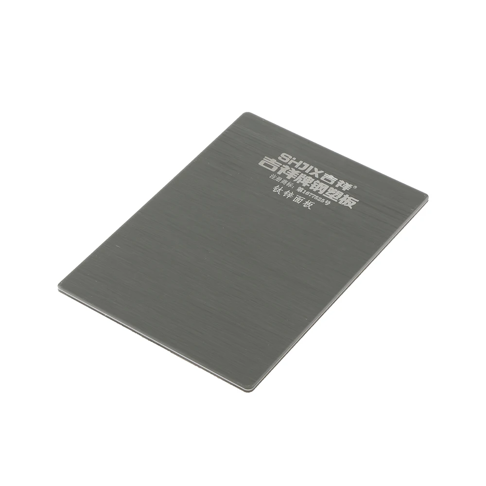 Alloy Board For Exterior Decoration Material 3mm/4mm/5mm PVDF ACP Titanium Zinc Composite Panel For facade panel for exterior