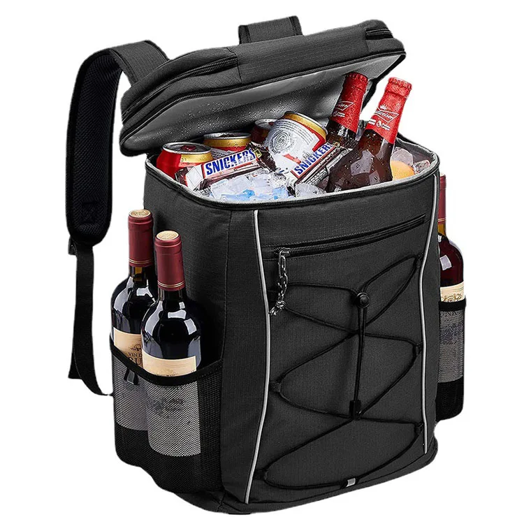 Wholesale Large Capacity Insulated Leakproof Picnic Cooler Backpack for Beach Camping Hiking Fishing