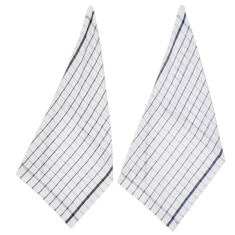 Flash Sale Indian Sellers of Checked Plain Woven Tea Towel Cotton Kitchen Towels Exporting With Quality Assurance