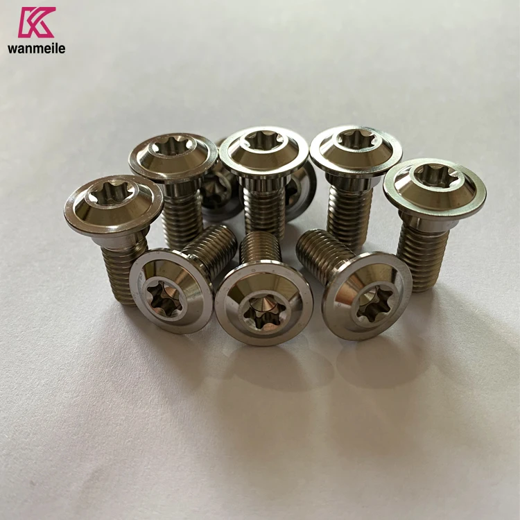 Titanium Alloy Bolt Aluminum Baoji Bolts Titanium Ti Wheel Stud Bolts Ti64-1