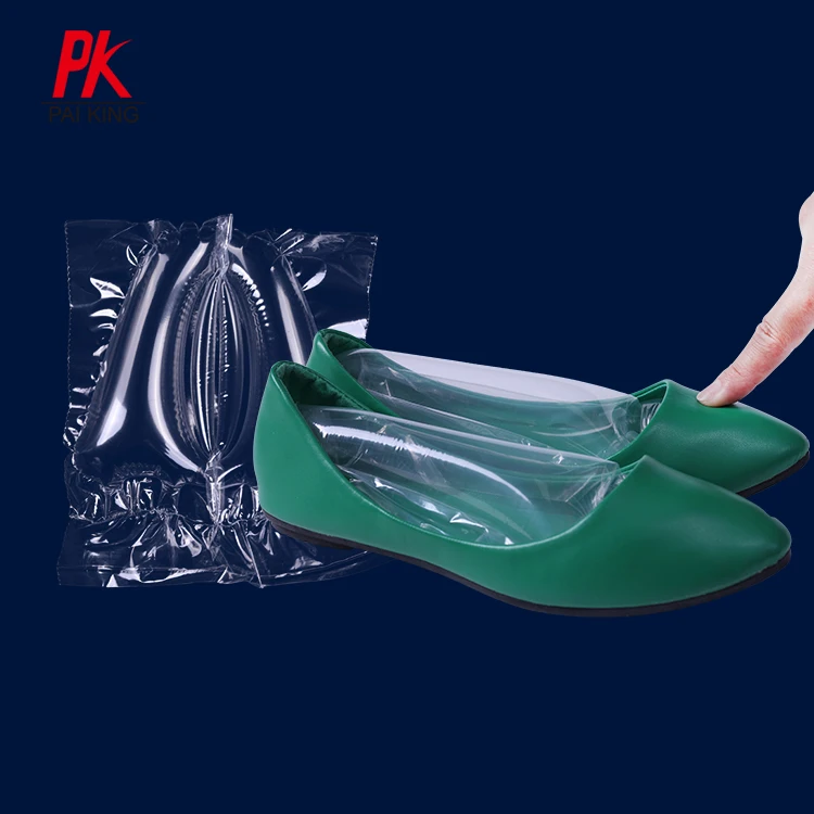 Eco Friendly Material Customized Shoe Holder Air Cushion Packaging For Shoes Easy To Tear Shoes Filler Packaging