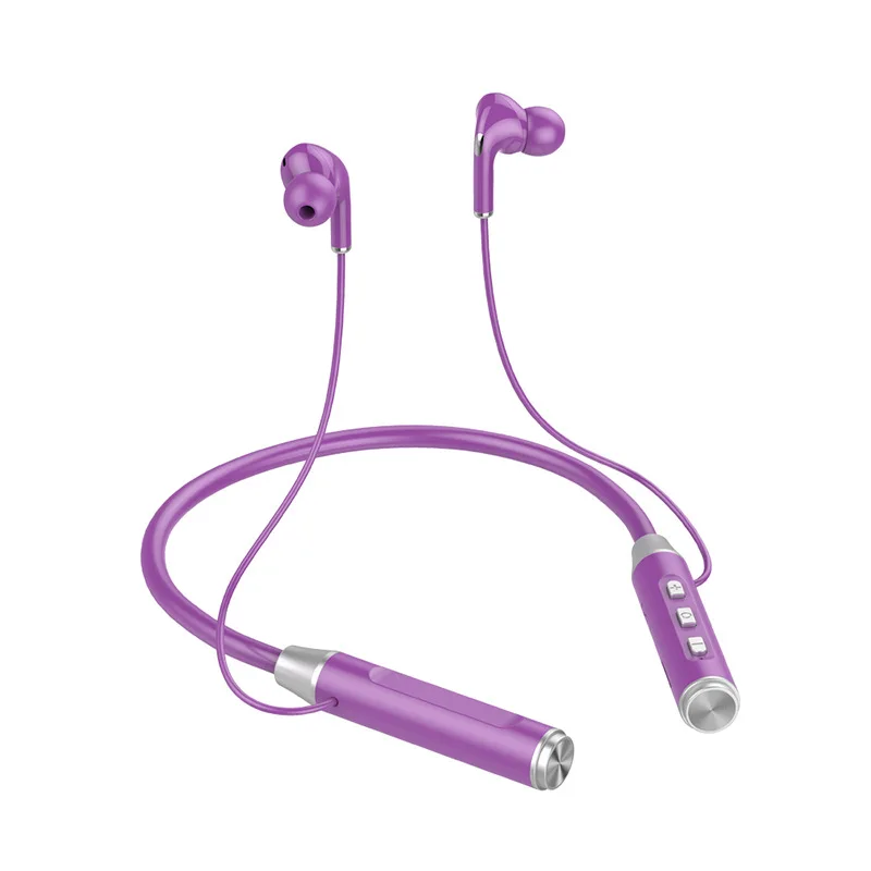 2022 factory directly sell headphone for smartphone Magnet metal neck sport Earphone