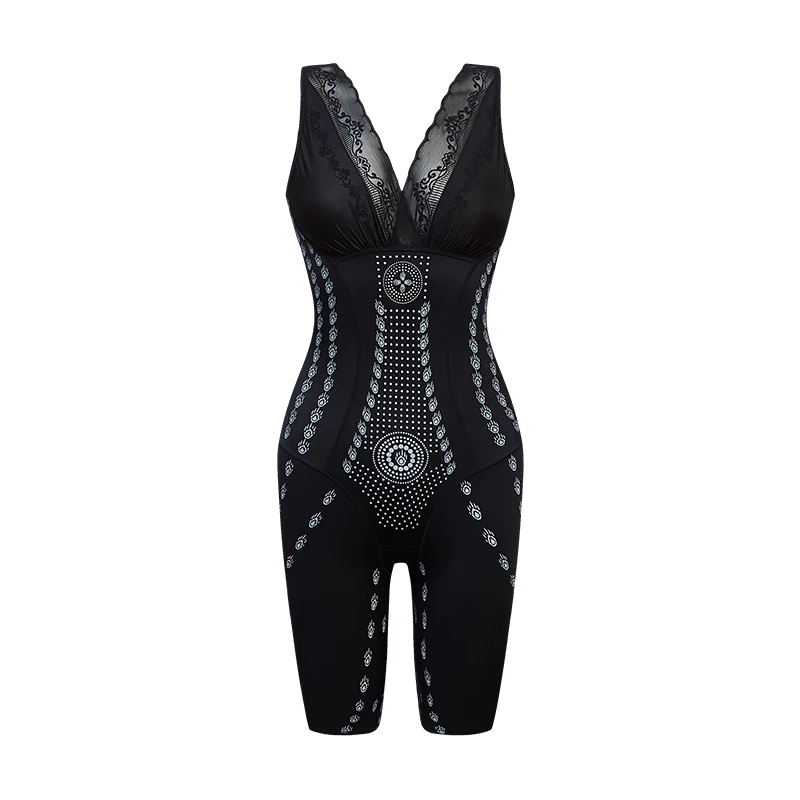 
1933# Women Sleeveless Slim Wear Korset Bodysuits For Women Shapewear Corset Back Drop Full Body Shaper 