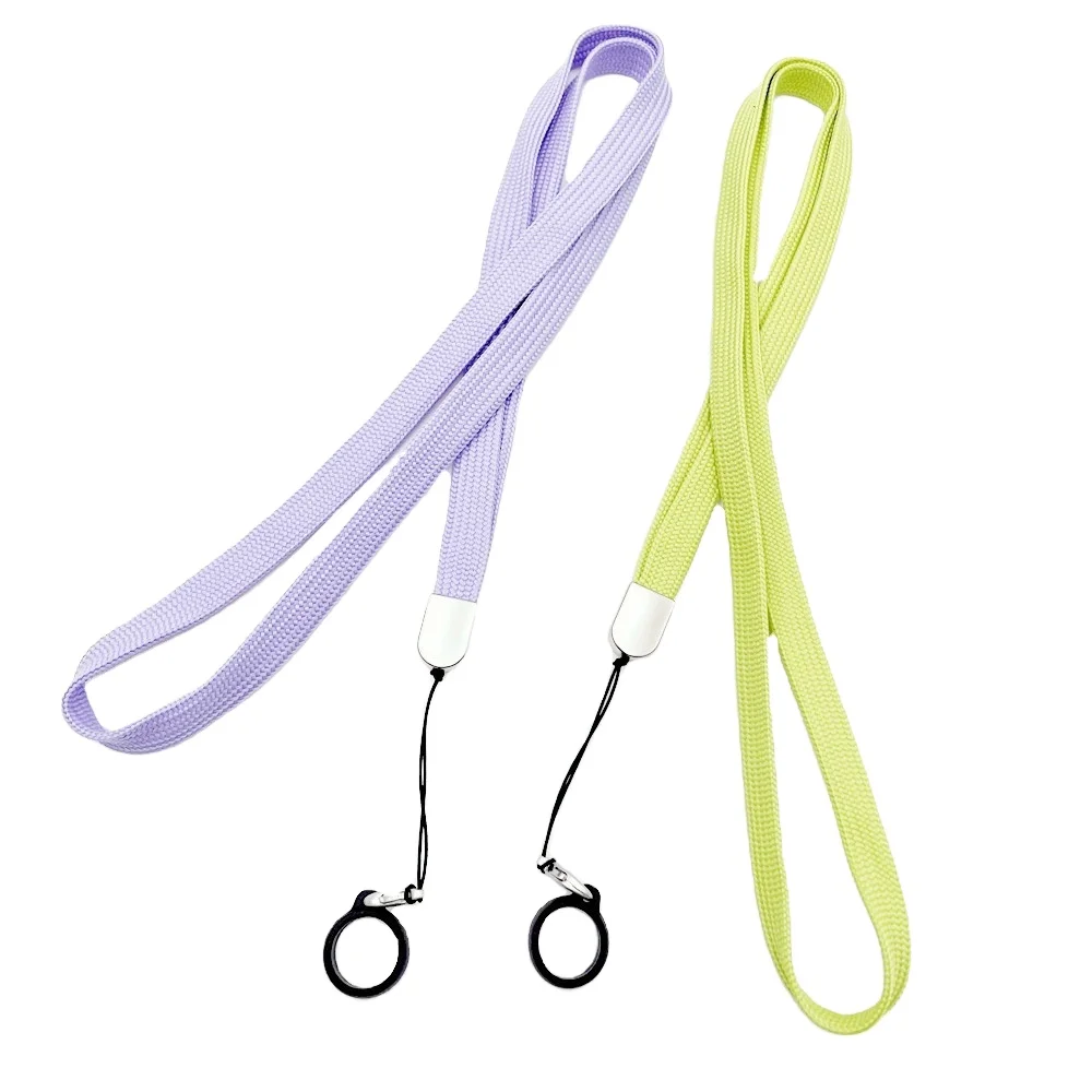 Pink tubular vape EGO rope with silicon loop electronic cigarette neck lanyard