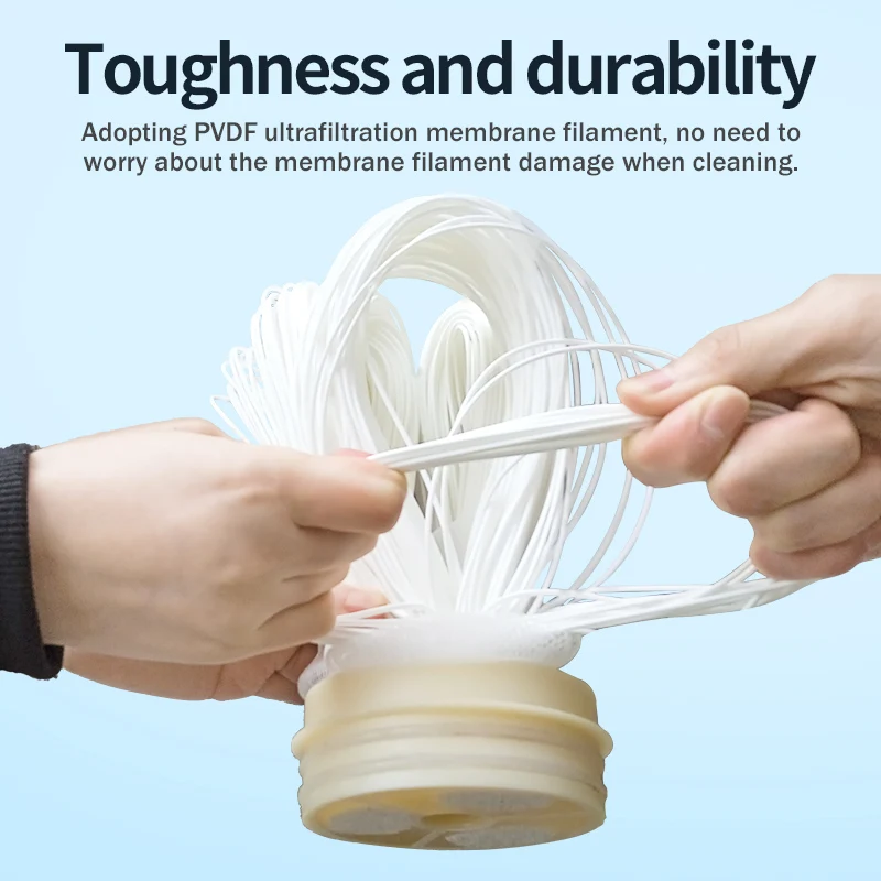 304 Stainless Steel Water Purifier with Ultrafiltration Membrane 3500L/H Whole House Filter Washable PVDF UF for Household Use