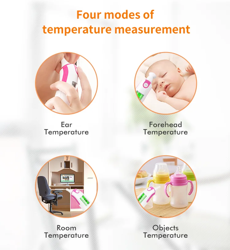 Medical Digital Infrared Thermometer Thermometer Clinical Body Ear Forehead Infrared Laser Digital Thermometer