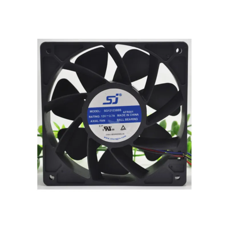 Высокая скорость 6000 об/мин 12038 120x120x38 мм 12V 2.7A бп вентилятор охлаждения