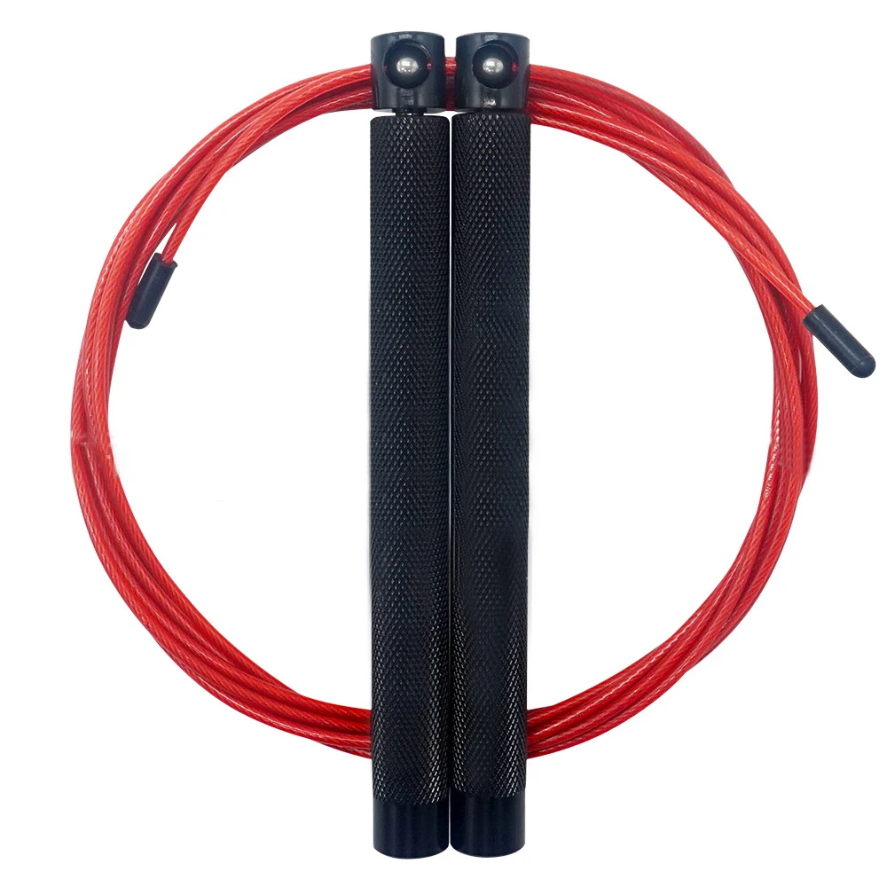 
JR010C custom made jump skip rope speed simple aluminium steel fitness crossfit 