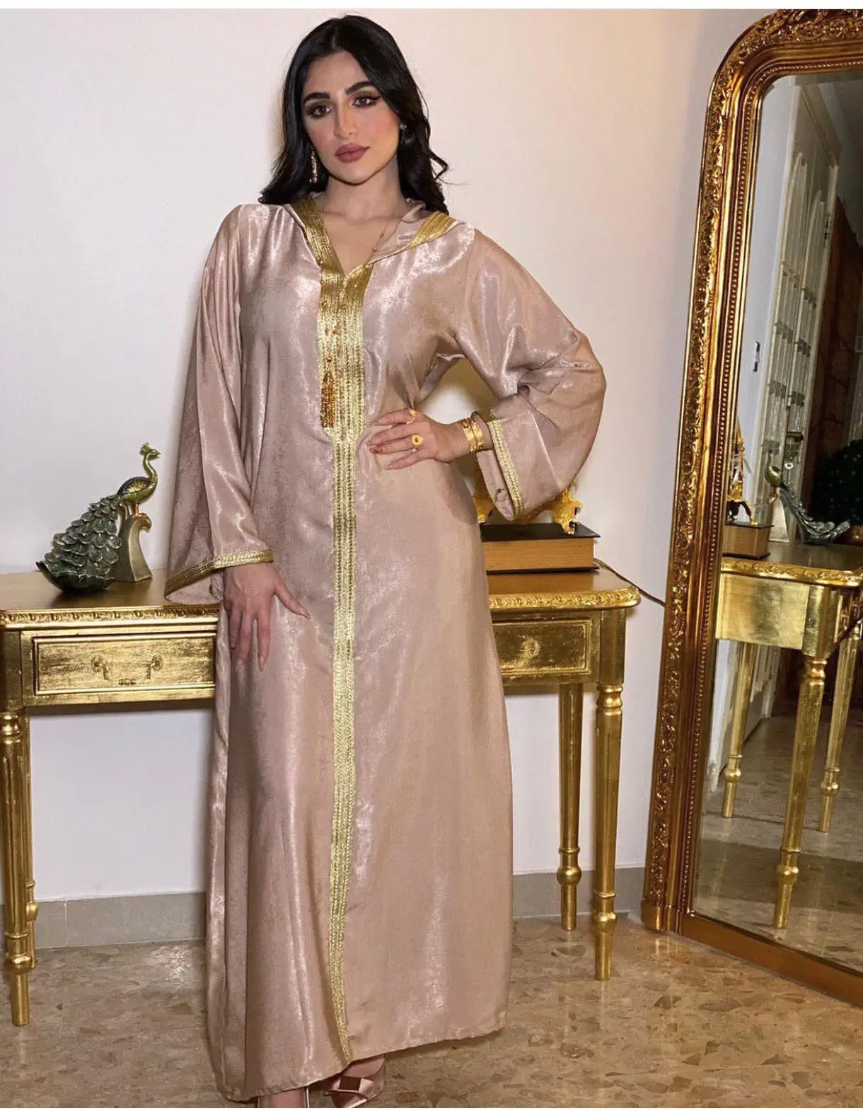 2020 dubai muslim robes arab women abaya turkish dress kaftans wholesale