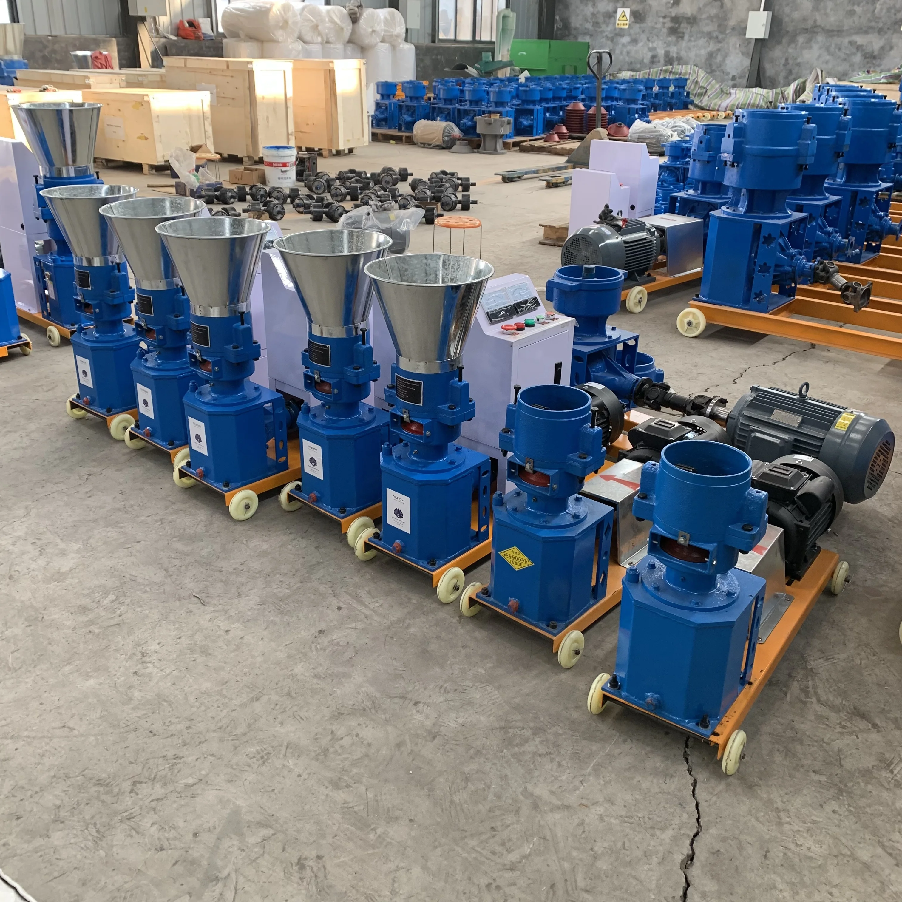 Pellet Making Machine Famous Supplier Manxon Animal Feed Pellets Mill Wood