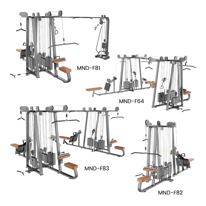 Multi Functional Commercial Gym Exercise Fitness Equipment Multi Jungle 5 Stations professional fitness equipment