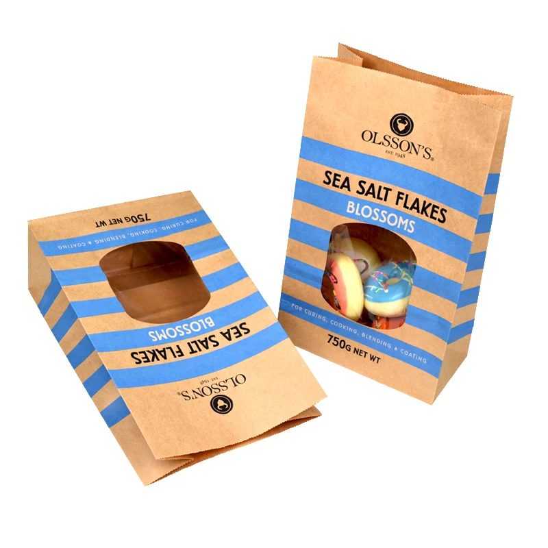 Custom Design Plastic Bread Loaf Bag Food Cellophane Packaging Storage Bakery Toast Sandwich Bread Packaging Bag