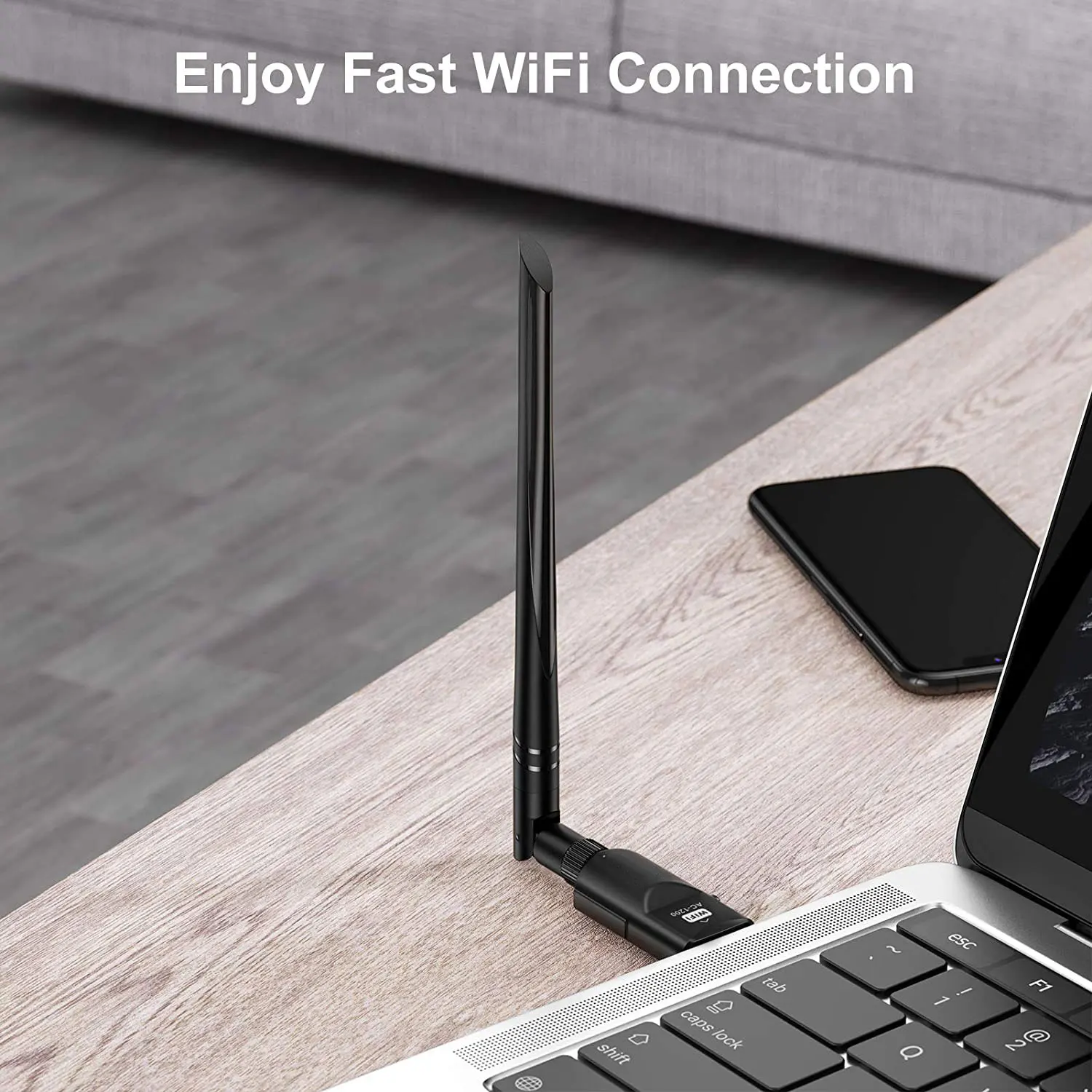 High Performance USB WiFi Dongle 802.11 AC Wireless Network Adapter