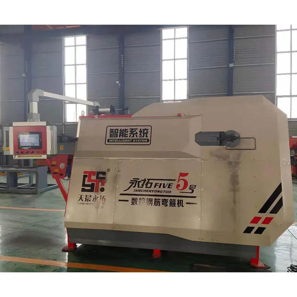 TCYT Automatic Rebar Manual Stirrup Concrete Form Steel Bending Machine Automatic CNC steel bar hoop machine