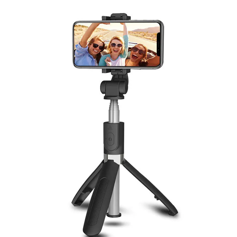 3 in1 гибкая палка для селфи jundne выдвижной ручной монопод Selfie Stick складной мини-штатив с пультом дистанционного