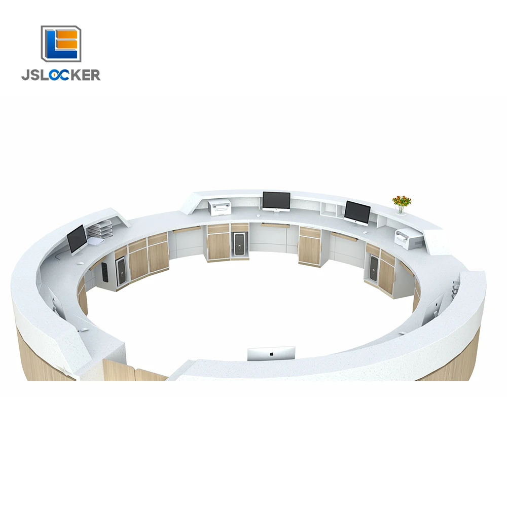 Reception Counter Front Desk Table hospital Reception Desk Counter Retail Hospital Guidance Table Cashier Counter Design