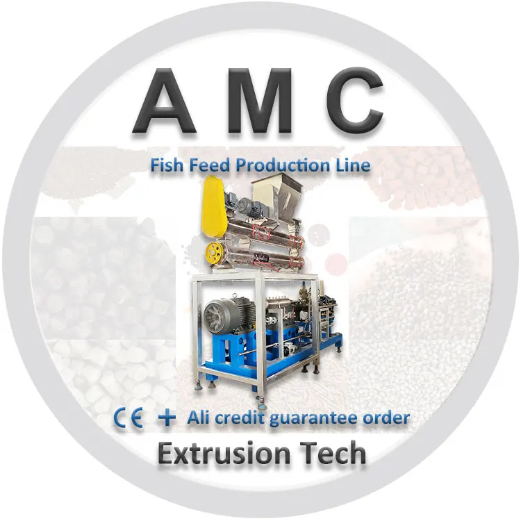 Long service life trout fish feed machine with SS and CS material