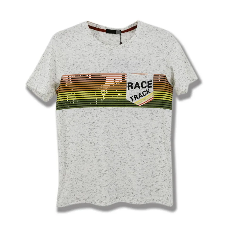 Индивидуальный Логотип Oem повседневная мужская футболка с коротким рукавом и буквенным принтом