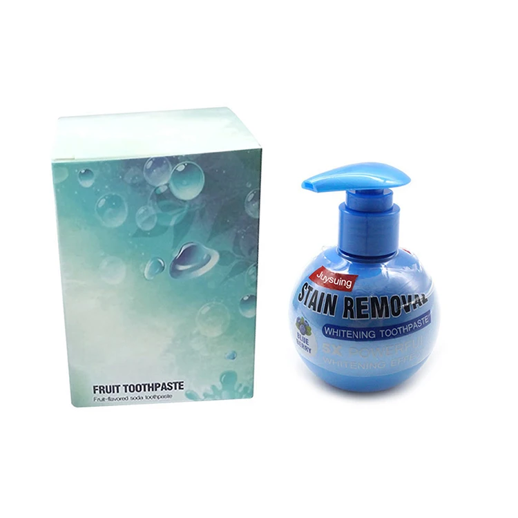 New Baking Soda Teeth Whitening Toothpaste Oral Cleaning Baking Soda Press Toothpaste Fruit Flavored Toothpaste