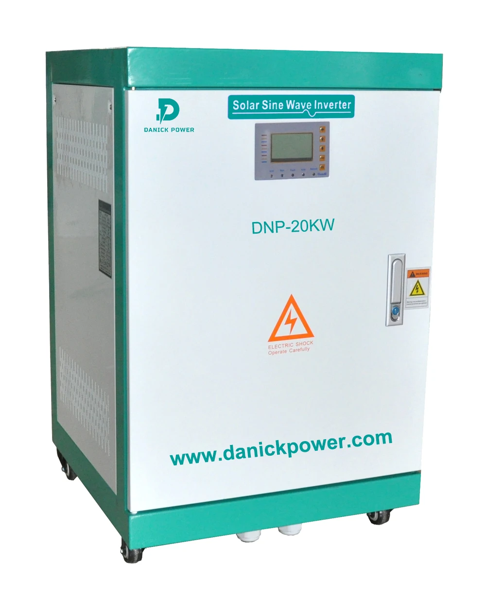 20kw dc/ac solar power inverter split phase 120/240V 60hz with RS485 and AC bypass
