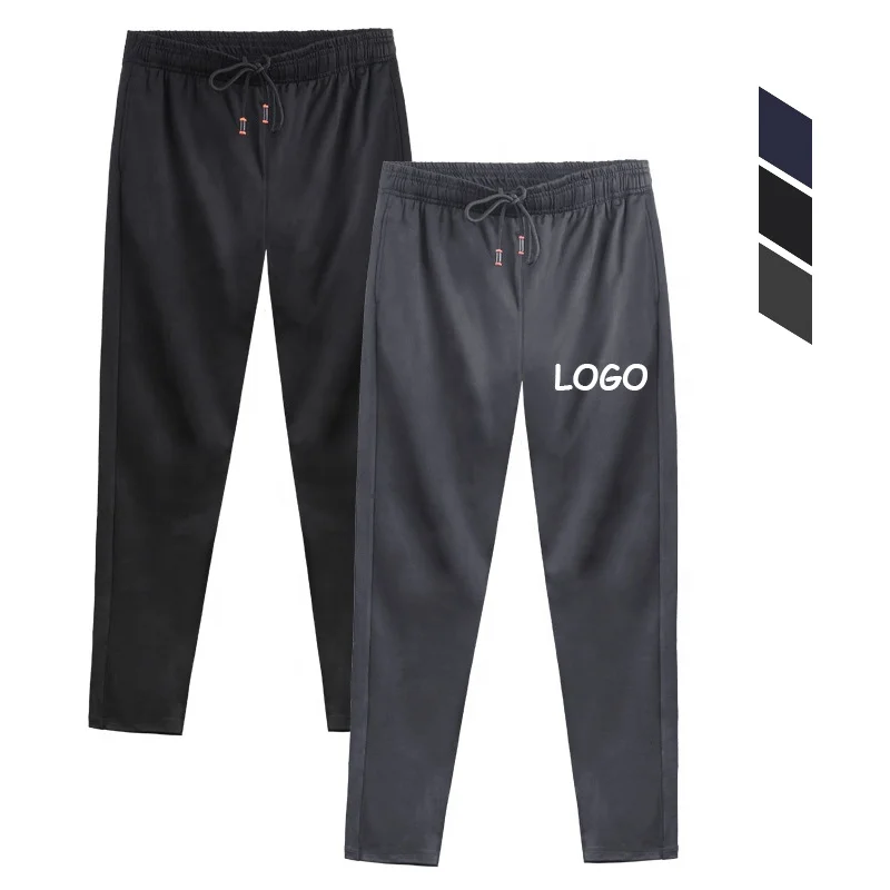 Wholesale Custom Logo 90% Polyester Fitness Workout Running Jogging Quick Dry Men Sweatpants Jogger Gym Pants