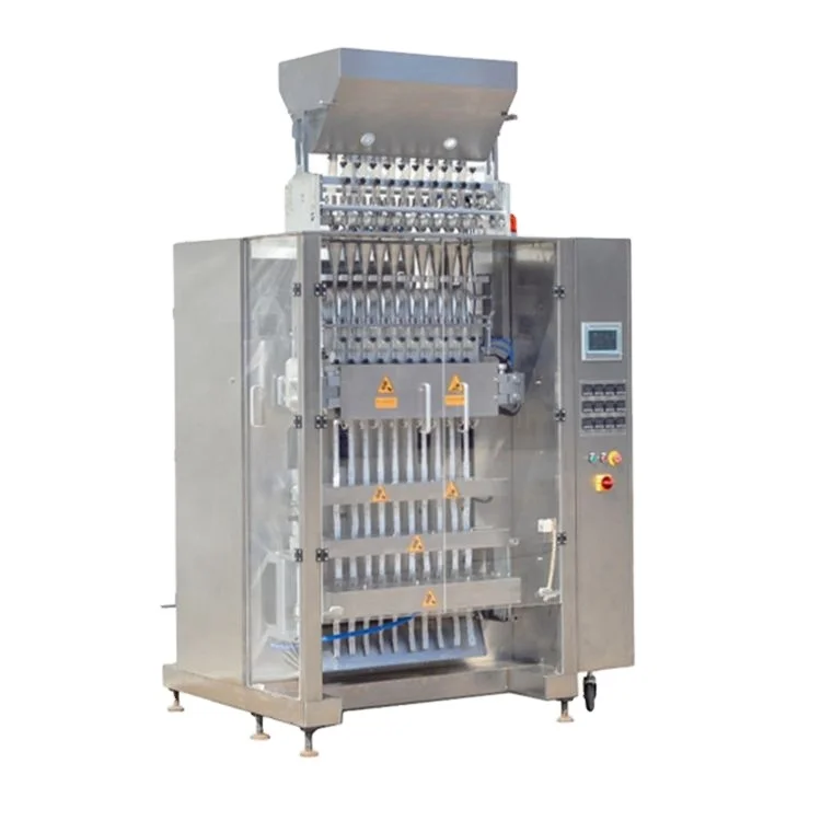 Multilane instant coffee powder stick filling packaging machine