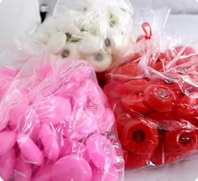 Pure Rich Creamy 1.5 inch Ivory White Smokeless Unscented Floating Candles for Wedding Centerpieces