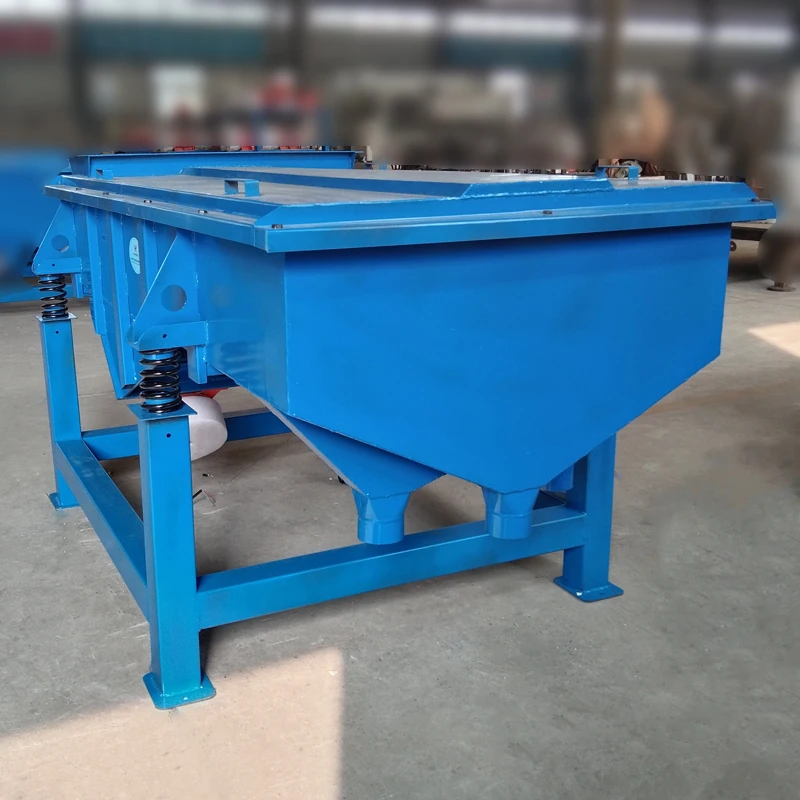 Supplier Price 1000*3000mm Rock Cement Powder linear Vibrating Screen Sand Siever Machine