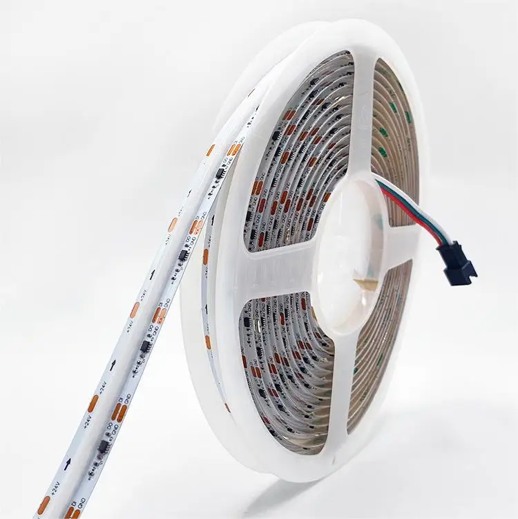 Flexible DC12V/24V COB LED Strip Pixel 720LEDs/m Remote Control Switch Addressable RGB IC Digital IP67 Rated Outdoor Indoor Use