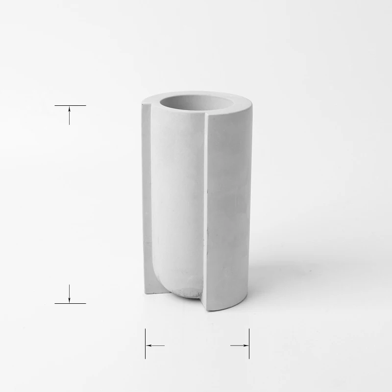 
 Домашний декор, креативный серый круглый бетонный суккулент, комбинированный цветочный горшок для посадки  