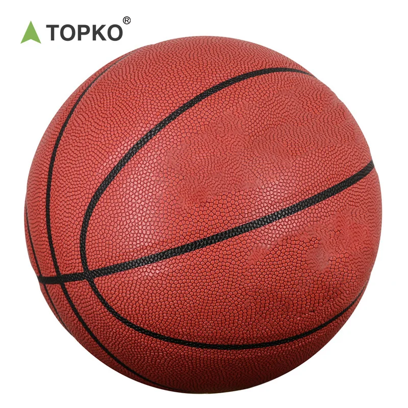 TOPKO TPU Soft surface rubber liner Basketball Made for Indoor and Outdoor Basketball Games 24.5CM Diameter Basketballs