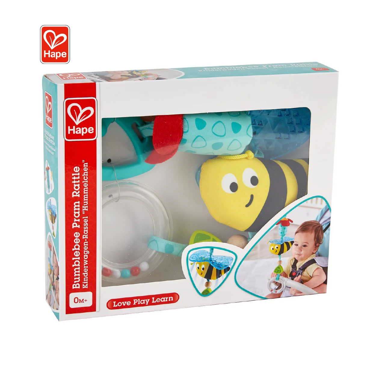 
Colorful Baby Plastic Rattles With Bumblebee And The Pleasant Jingles 