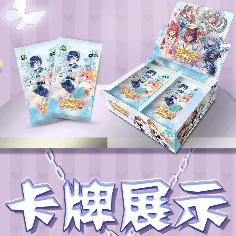 AHTEM 31 Styles  Anime Goddess Story Playing Cards Collection Thickened Swimsuit Goddess Design for Paper Material Game Fans