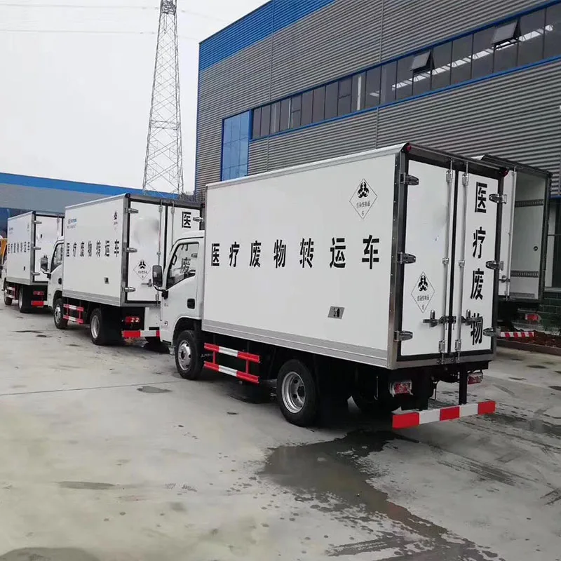 Manufacturer Japan Brand 4x2 Cold Storage Van Refrigerator Truck Medical Refuse Transfer Vehicle Clinical Waste Transfer Vehicle